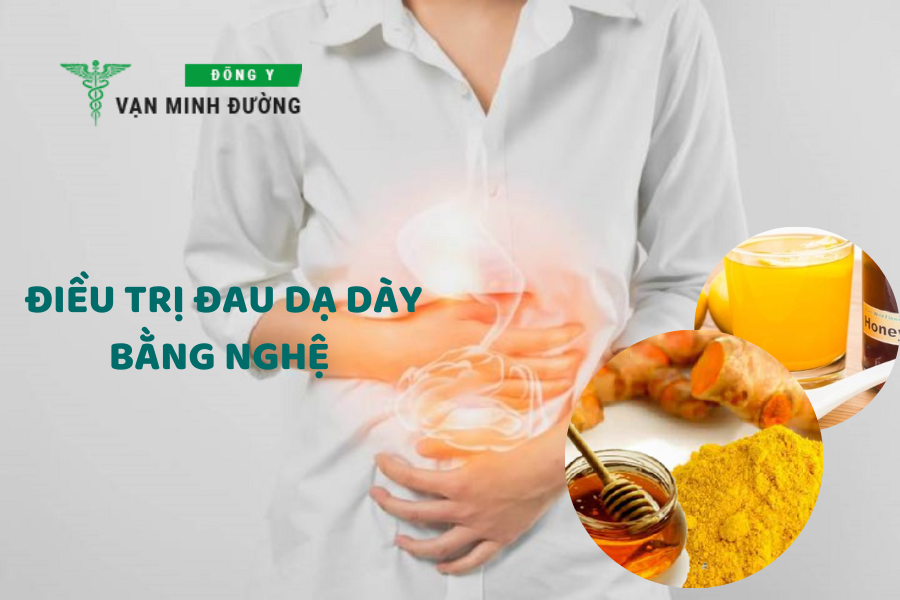 Điều trị đau dạ dày bằng nghệ