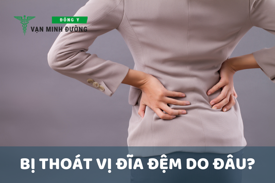 Bị thoát vị đĩa đệm do đâu