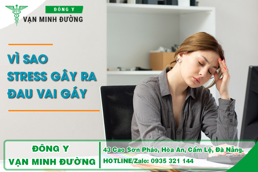 Stress gây đau vai gáy